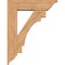 Ekena Millwork Merced Traditional Smooth Bracket w/ Offset Brace, Western Red Cedar, 7 1/2"W x 28"D x 36"H BKT0806X28X36MRC01SWR - alternate 4